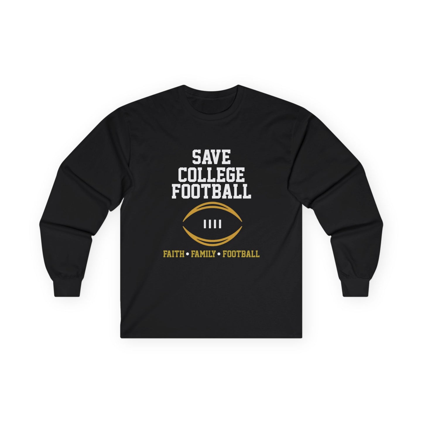 Save College Football Long Sleeve Tee