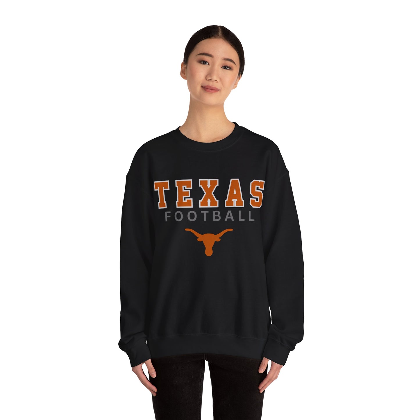 Texas Football Horns Crewneck Sweatshirt